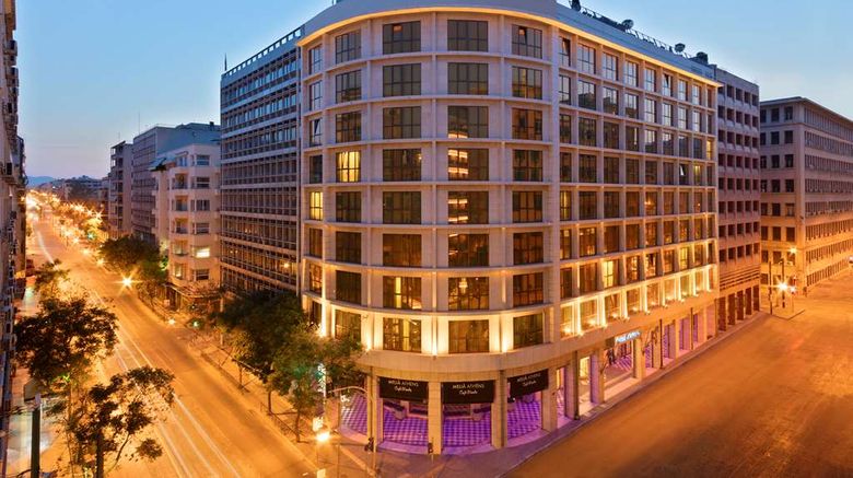 Melia Athens Exterior. Images powered by <a href="https://iceportal.shijigroup.com" target="_blank" rel="noopener">Ice Portal</a>.