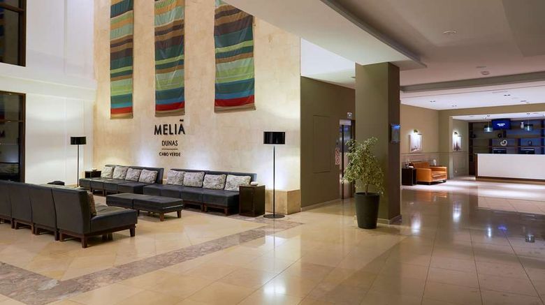 <b>Melia Dunas Beach Resort & Spa Lobby</b>. Images powered by <a href="https://iceportal.shijigroup.com/" title="IcePortal" target="_blank">IcePortal</a>.