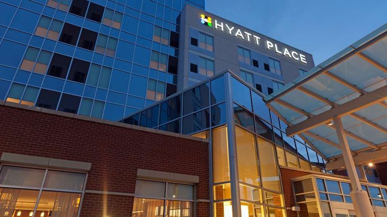 Hyatt Place Chicago Midway Airport Exterior. Images powered by <a href="https://iceportal.shijigroup.com" target="_blank" rel="noopener">Ice Portal</a>.