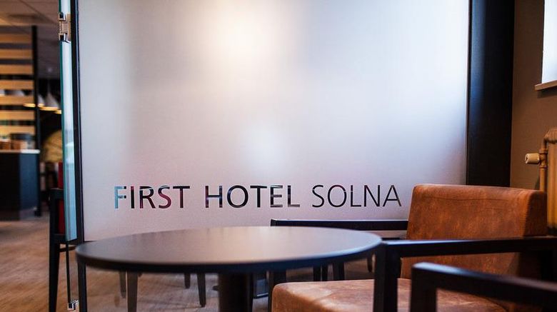 First Hotel Solna Lobby. Images powered by <a href="https://iceportal.shijigroup.com" target="_blank" rel="noopener">Ice Portal</a>.