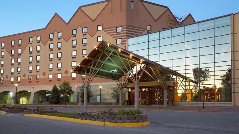 Kewadin Sault Ste Marie Hotel Exterior. Images powered by <a href="https://iceportal.shijigroup.com" target="_blank" rel="noopener">Ice Portal</a>.