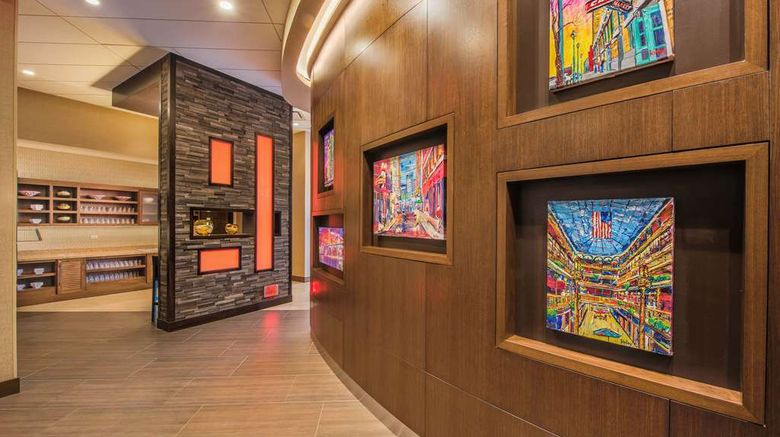 <b>Hyatt Place Cleveland/Westlake Lobby</b>. Images powered by <a href="https://iceportal.shijigroup.com/" title="IcePortal" target="_blank">IcePortal</a>.