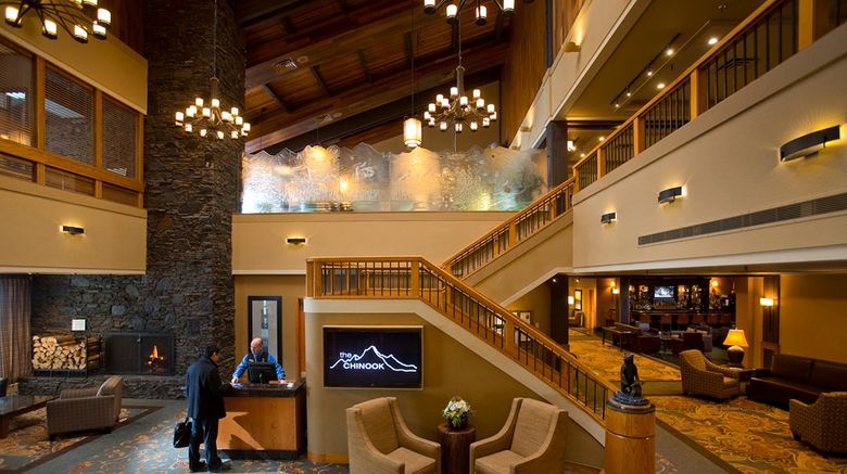 <b>Banff Park Lodge Resort Hotel & Conf Ctr Lobby</b>. Images powered by <a href="https://iceportal.shijigroup.com/" title="IcePortal" target="_blank">IcePortal</a>.