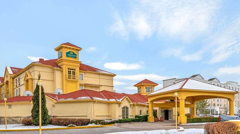 La Quinta Inn  and  Suites Airport Exterior. Images powered by <a href="https://iceportal.shijigroup.com" target="_blank" rel="noopener">Ice Portal</a>.