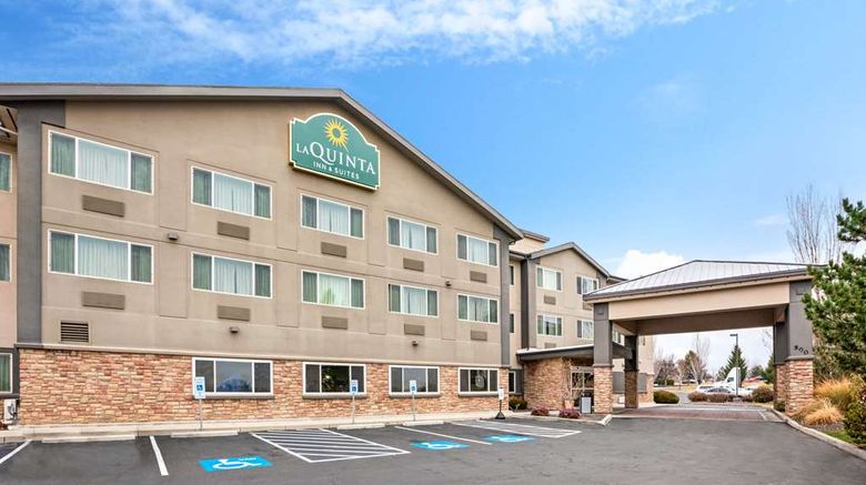 La Quinta Inn  and  Suites Meridian Exterior. Images powered by <a href="https://iceportal.shijigroup.com" target="_blank" rel="noopener">Ice Portal</a>.
