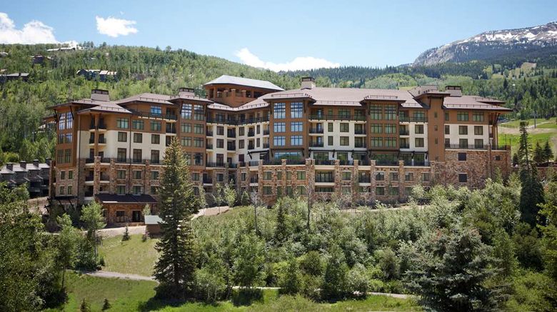 Viceroy Snowmass Exterior. Images powered by <a href="https://iceportal.shijigroup.com" target="_blank" rel="noopener">Ice Portal</a>.