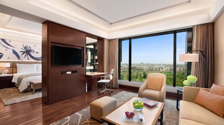 <b>The Leela Ambience Convention Hotel Suite</b>. Images powered by <a href="https://iceportal.shijigroup.com/" title="IcePortal" target="_blank">IcePortal</a>.