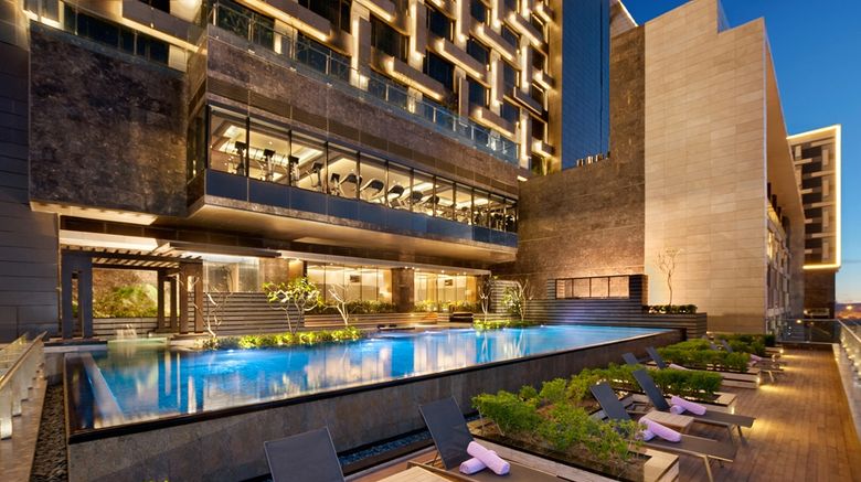 <b>The Leela Ambience Convention Hotel Pool</b>. Images powered by <a href="https://iceportal.shijigroup.com/" title="IcePortal" target="_blank">IcePortal</a>.