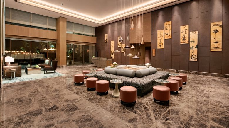 <b>The Leela Ambience Convention Hotel Lobby</b>. Images powered by <a href="https://iceportal.shijigroup.com/" title="IcePortal" target="_blank">IcePortal</a>.