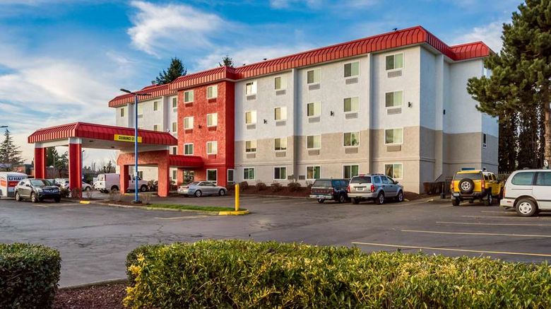 Motel 6 Portland - Wilsonville Exterior. Images powered by <a href="https://iceportal.shijigroup.com" target="_blank" rel="noopener">Ice Portal</a>.