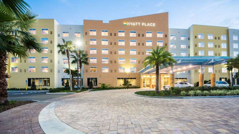 Hyatt Place Orlando Lake Buena Vista Exterior. Images powered by <a href="https://iceportal.shijigroup.com" target="_blank" rel="noopener">Ice Portal</a>.