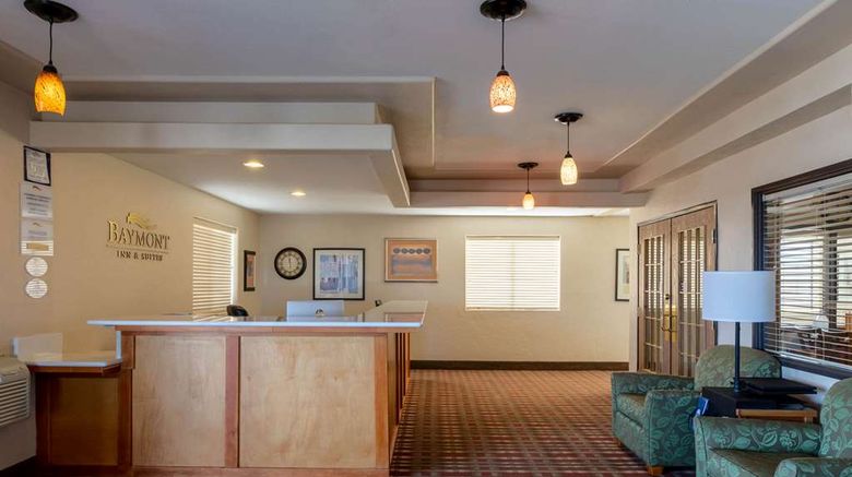 <b>Baymont Inn & Suites Spearfish Lobby</b>. Images powered by <a href="https://iceportal.shijigroup.com/" title="IcePortal" target="_blank">IcePortal</a>.