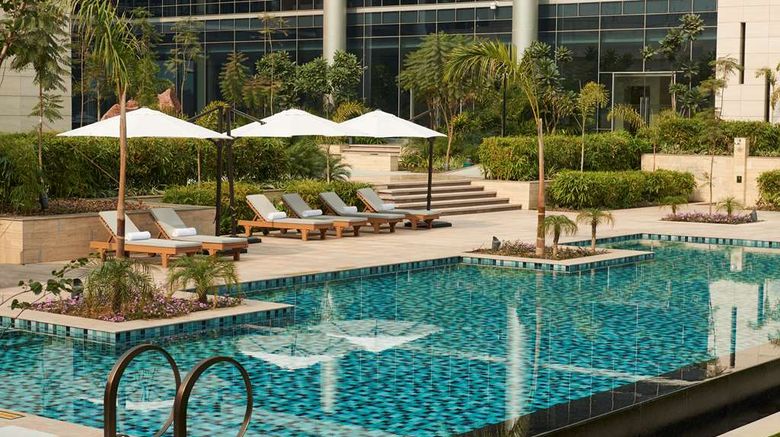 <b>ANdAZ Delhi Pool</b>. Images powered by <a href="https://iceportal.shijigroup.com/" title="IcePortal" target="_blank">IcePortal</a>.