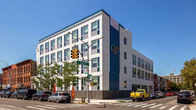 GLo Best Western Brooklyn NYC Exterior. Images powered by <a href="https://iceportal.shijigroup.com" target="_blank" rel="noopener">Ice Portal</a>.