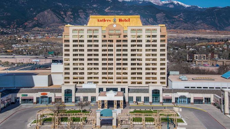 The Antlers, A Wyndham Hotel Exterior. Images powered by <a href="https://iceportal.shijigroup.com" target="_blank" rel="noopener">Ice Portal</a>.