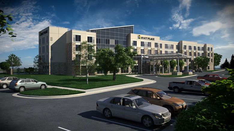 Hyatt Place Austin Airport Exterior. Images powered by <a href="https://iceportal.shijigroup.com" target="_blank" rel="noopener">Ice Portal</a>.