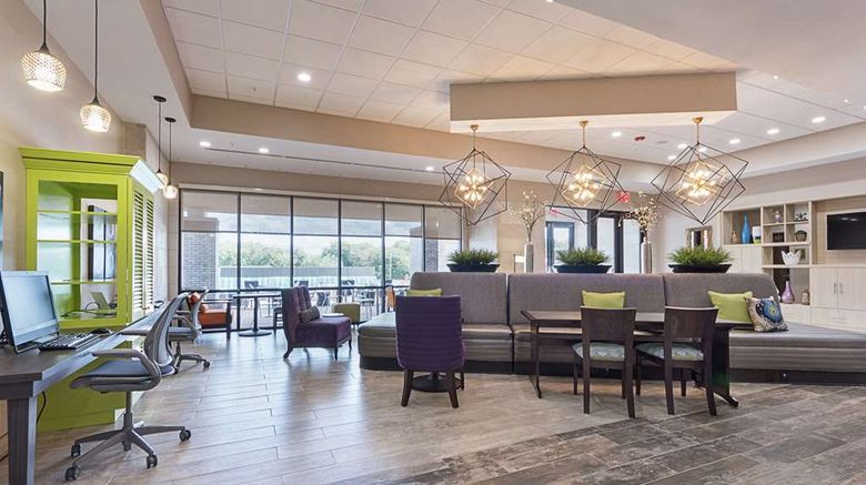 <b>Home2 Suites Dallas Grand Prairie Lobby</b>. Images powered by <a href="https://iceportal.shijigroup.com/" title="IcePortal" target="_blank">IcePortal</a>.