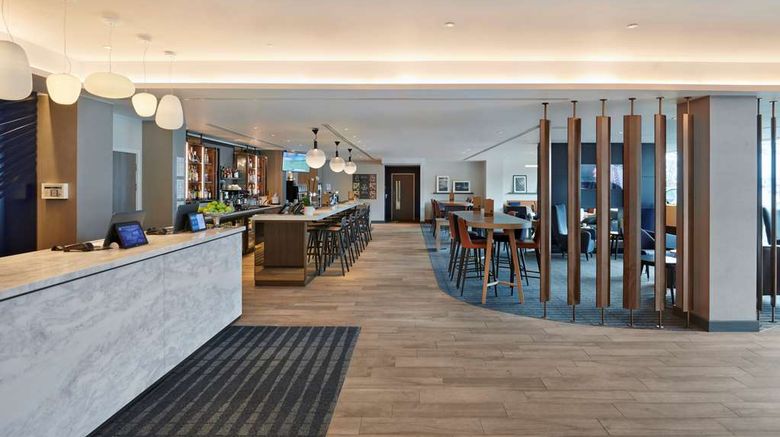 <b>Hyatt Place London Heathrow Airport Lobby</b>. Images powered by <a href="https://iceportal.shijigroup.com/" title="IcePortal" target="_blank">IcePortal</a>.