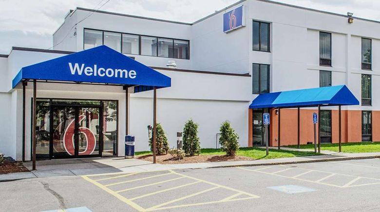 Motel 6 Brockton Exterior. Images powered by <a href="https://iceportal.shijigroup.com" target="_blank" rel="noopener">Ice Portal</a>.