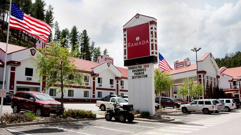 <b>Ramada Keystone Near Mt Rushmore Exterior</b>. Images powered by <a href="https://iceportal.shijigroup.com/" title="IcePortal" target="_blank">IcePortal</a>.