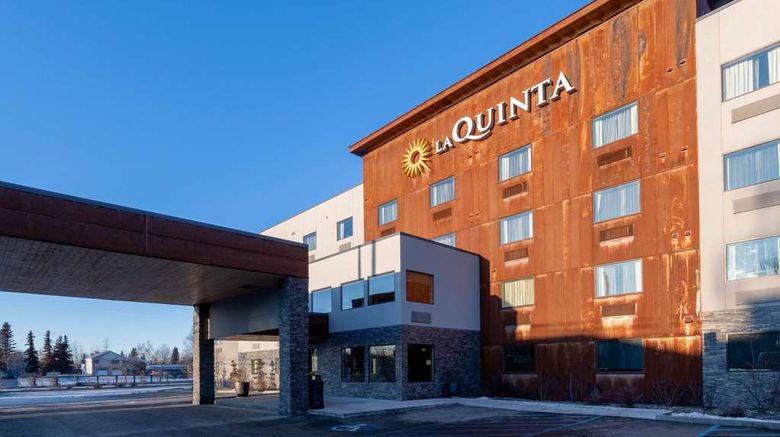 La Quinta Inn  and  Suites Anchorage Exterior. Images powered by <a href="https://iceportal.shijigroup.com" target="_blank" rel="noopener">Ice Portal</a>.