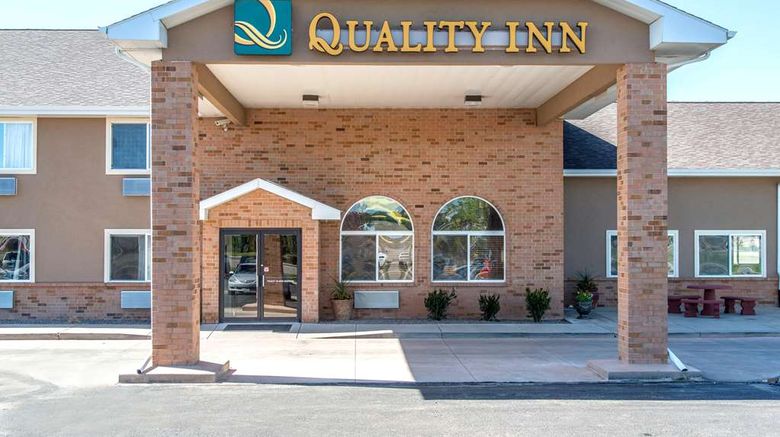 <b>Quality Inn Hotel Exterior</b>. Images powered by <a href="https://iceportal.shijigroup.com/" title="IcePortal" target="_blank">IcePortal</a>.