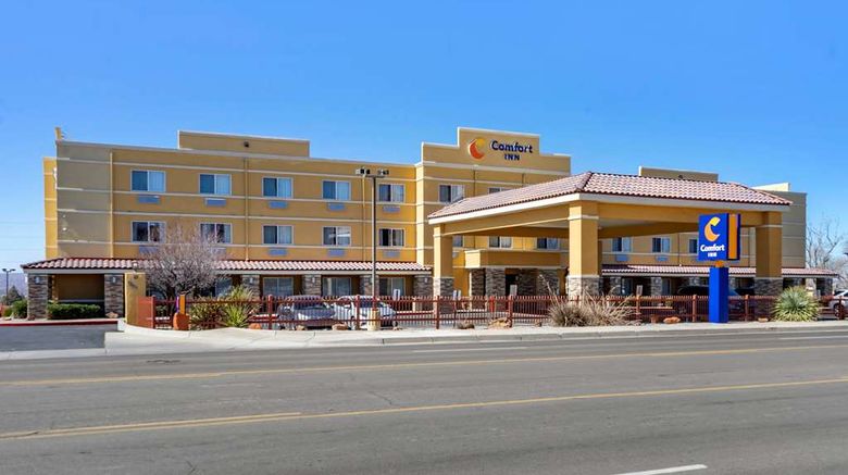 Comfort Inn Albuquerque Airport Exterior. Images powered by <a href="https://iceportal.shijigroup.com" target="_blank" rel="noopener">Ice Portal</a>.