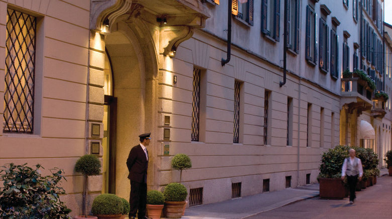 Four Seasons Hotel Milano Exterior. Images powered by <a href="http://www.leonardo.com" target="_blank" rel="noopener">Leonardo</a>.