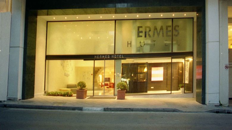 Hermes Hotel Exterior. Images powered by <a href="http://www.leonardo.com" target="_blank" rel="noopener">Leonardo</a>.