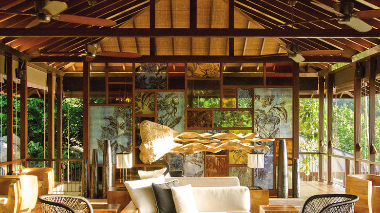 <b>Four Seasons Resort Seychelles Lobby</b>. Images powered by <a href="https://leonardo.com/" title="Leonardo Worldwide" target="_blank">Leonardo</a>.
