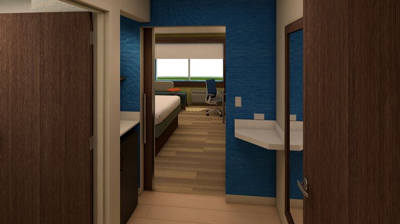 <b>Holiday Inn Express & Suites Omaha Arpt Room</b>. Images powered by <a href="https://leonardo.com/" title="Leonardo Worldwide" target="_blank">Leonardo</a>.