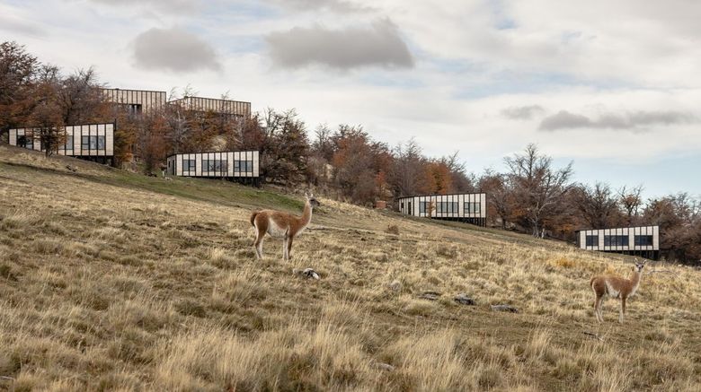 <b>Awasi Patagonia Hotel Exterior</b>. Images powered by <a href="https://leonardo.com/" title="Leonardo Worldwide" target="_blank">Leonardo</a>.