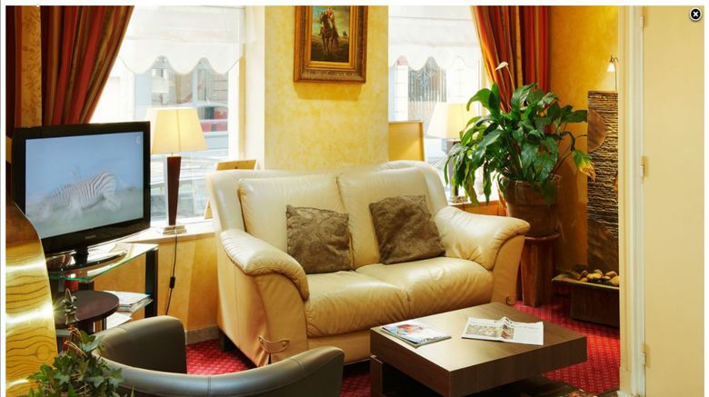 Poussin Hotel Lobby. Images powered by <a href="http://www.leonardo.com" target="_blank" rel="noopener">Leonardo</a>.