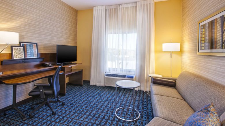 <b>Fairfield Inn & Suites Plattsburgh West Suite</b>. Images powered by <a href="https://leonardo.com/" title="Leonardo Worldwide" target="_blank">Leonardo</a>.