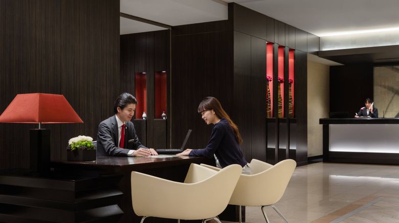<b>Courtyard by Marriott Tokyo Ginza Hotel Lobby</b>. Images powered by <a href="https://leonardo.com/" title="Leonardo Worldwide" target="_blank">Leonardo</a>.