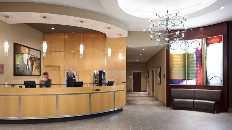 <b>Courtyard by Marriott Montreal Airport Lobby</b>. Images powered by <a href="https://leonardo.com/" title="Leonardo Worldwide" target="_blank">Leonardo</a>.