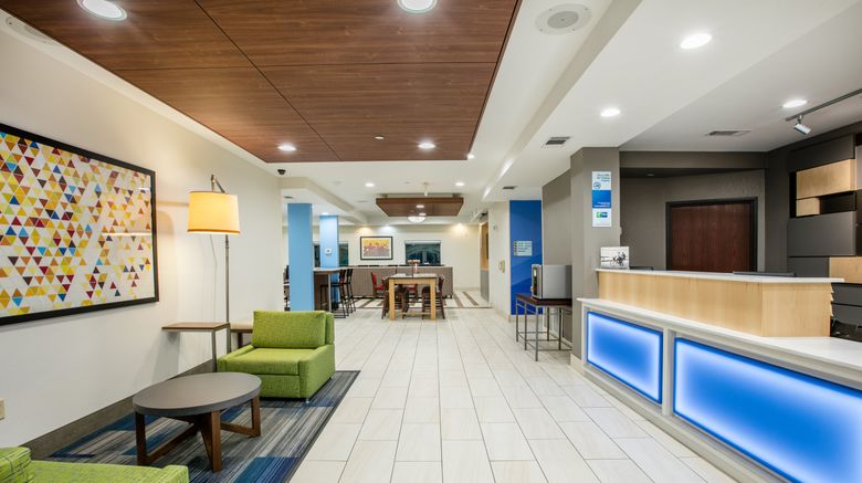 <b>Holiday Inn Express & Suites Dallas Lobby</b>. Images powered by <a href="https://leonardo.com/" title="Leonardo Worldwide" target="_blank">Leonardo</a>.