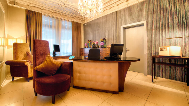 <b>Alden Suite Hotel Splugenschloss Lobby</b>. Images powered by <a href="https://leonardo.com/" title="Leonardo Worldwide" target="_blank">Leonardo</a>.