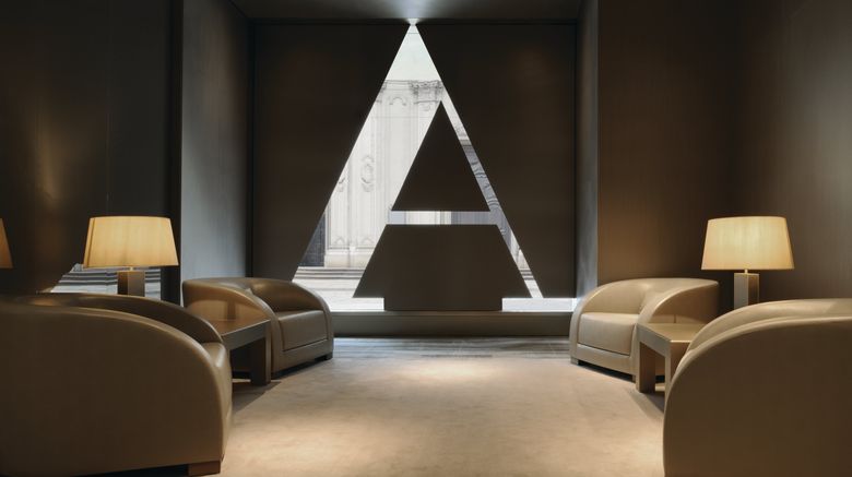 <b>Armani Hotel Milano Lobby</b>. Images powered by <a href="https://leonardo.com/" title="Leonardo Worldwide" target="_blank">Leonardo</a>.