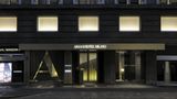 <b>Armani Hotel Milano Exterior</b>. Images powered by <a href="https://leonardo.com/" title="Leonardo Worldwide" target="_blank">Leonardo</a>.