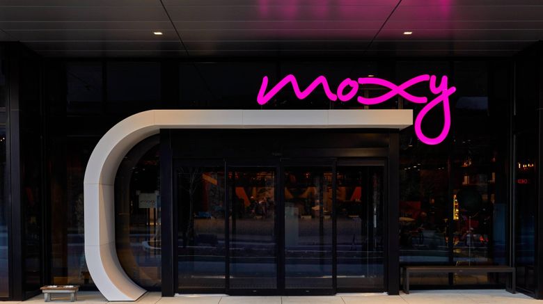 <b>Moxy Atlanta Midtown Exterior</b>. Images powered by <a href="https://leonardo.com/" title="Leonardo Worldwide" target="_blank">Leonardo</a>.