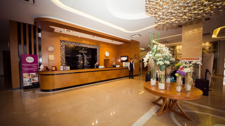 <b>Anemon Konya Hotel Lobby</b>. Images powered by <a href="https://leonardo.com/" title="Leonardo Worldwide" target="_blank">Leonardo</a>.