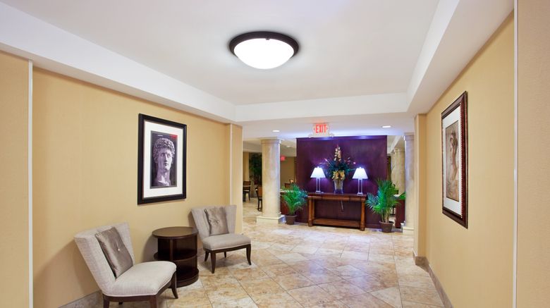 <b>Holiday Inn Express Niagara Falls Lobby</b>. Images powered by <a href="https://leonardo.com/" title="Leonardo Worldwide" target="_blank">Leonardo</a>.