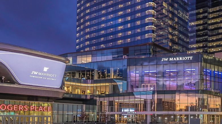 <b>JW Marriott Edmonton ICE District Exterior</b>. Images powered by <a href="https://leonardo.com/" title="Leonardo Worldwide" target="_blank">Leonardo</a>.