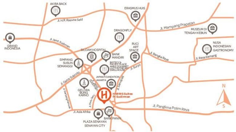HARRIS Suites fX Sudirman - Jakarta- Jakarta, Indonesia ...