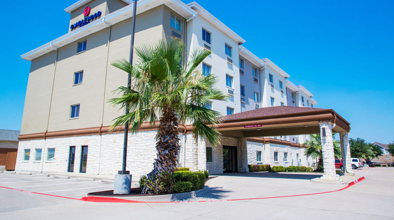 <b>Candlewood Suites Grand Prairie Exterior</b>. Images powered by <a href="https://leonardo.com/" title="Leonardo Worldwide" target="_blank">Leonardo</a>.