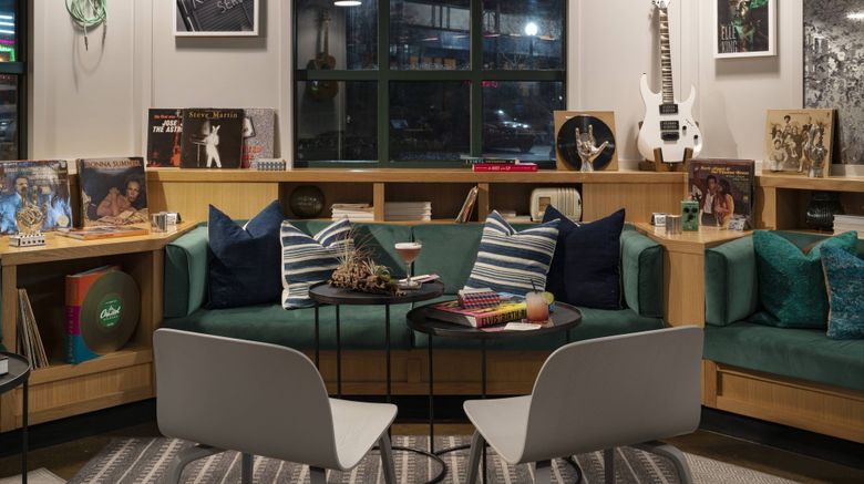 <b>MOXY Memphis Downtown Lobby</b>. Images powered by <a href="https://leonardo.com/" title="Leonardo Worldwide" target="_blank">Leonardo</a>.