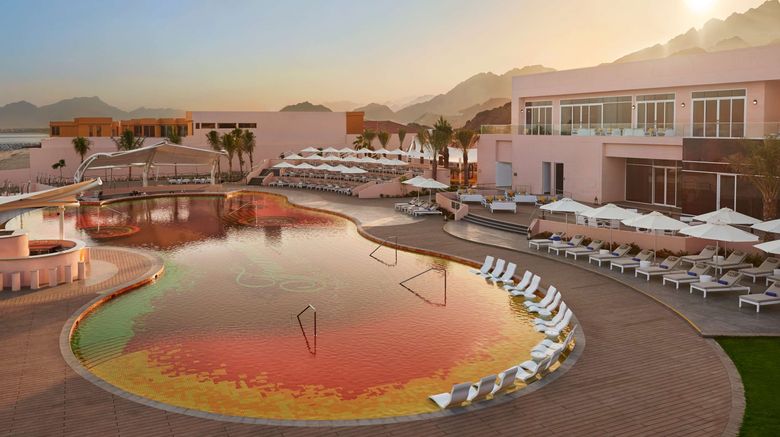 <b>Fairmont Fujairah Beach Resort Exterior</b>. Images powered by <a href="https://leonardo.com/" title="Leonardo Worldwide" target="_blank">Leonardo</a>.