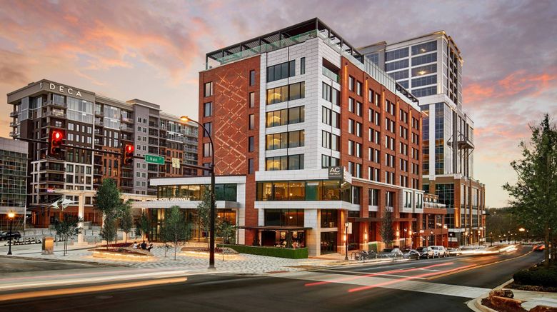 AC Hotel Greenville Exterior. Images powered by <a href="http://www.leonardo.com" target="_blank" rel="noopener">Leonardo</a>.