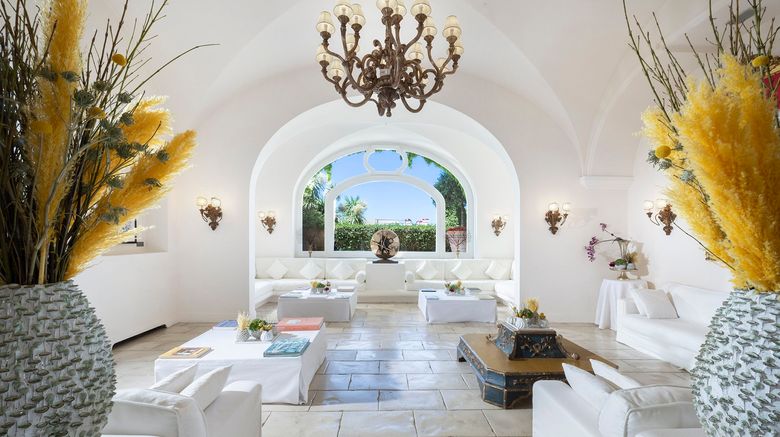 <b>Capri Palace Hotel & Spa Lobby</b>. Images powered by <a href="https://leonardo.com/" title="Leonardo Worldwide" target="_blank">Leonardo</a>.